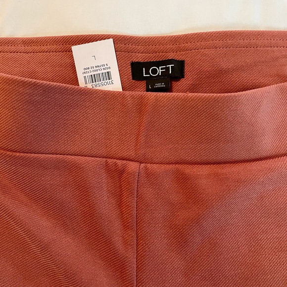 LOFT Terracotta color  Wide-Leg Pants - Picture 2 of 4